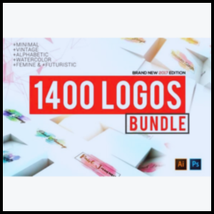1400+ Professional Logos Bundle Downloadable Files